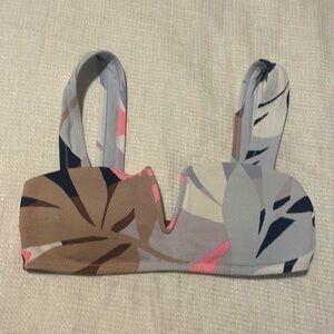 Aerie colorful bikini top